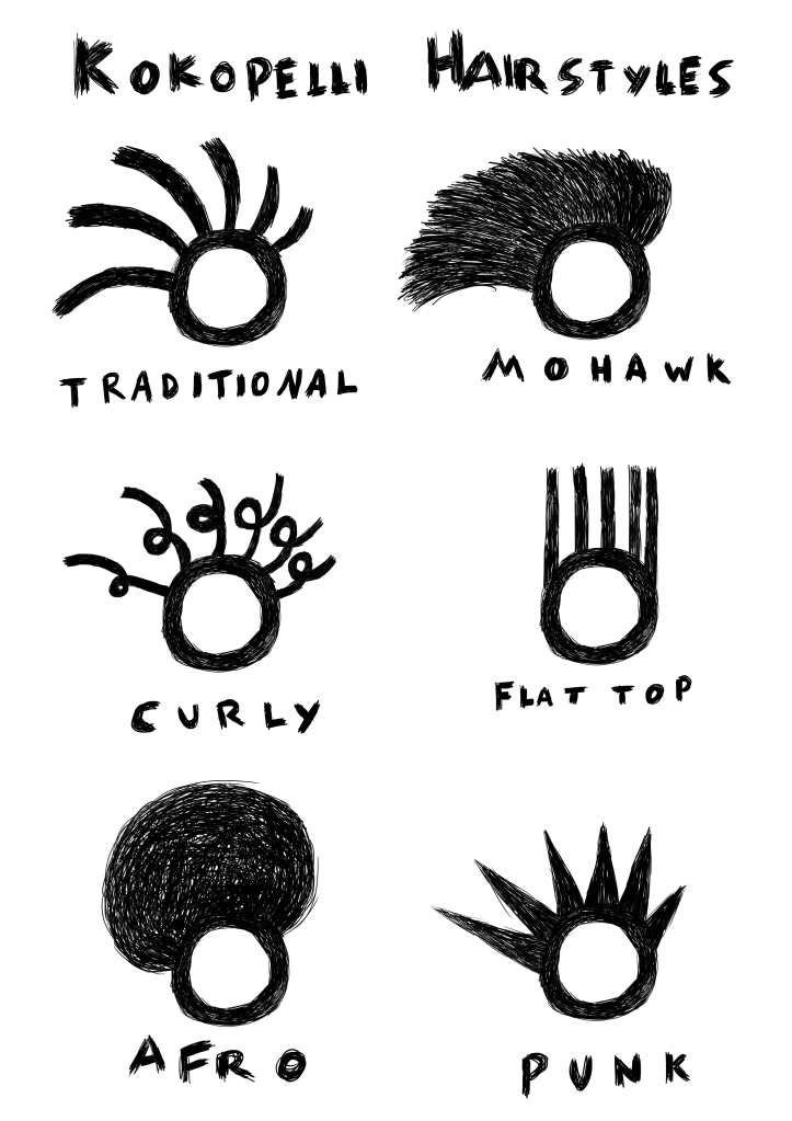 Kokopelli Hairstyles